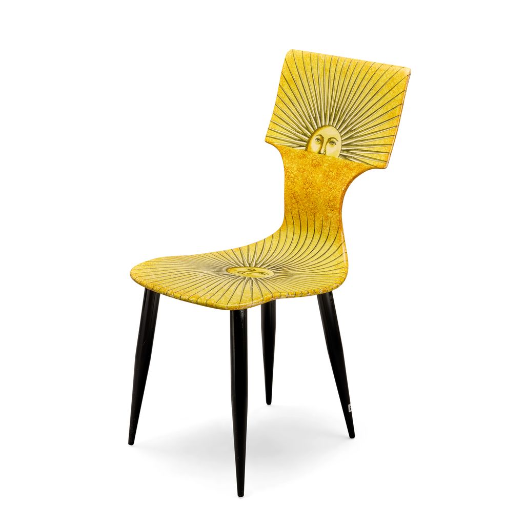 Image may contain Sergio Bustamante Furniture Chair Face Head and Person