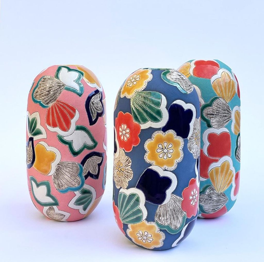 Image may contain Pottery Art Porcelain Jar frances priest abbeymount studios leith craft trail