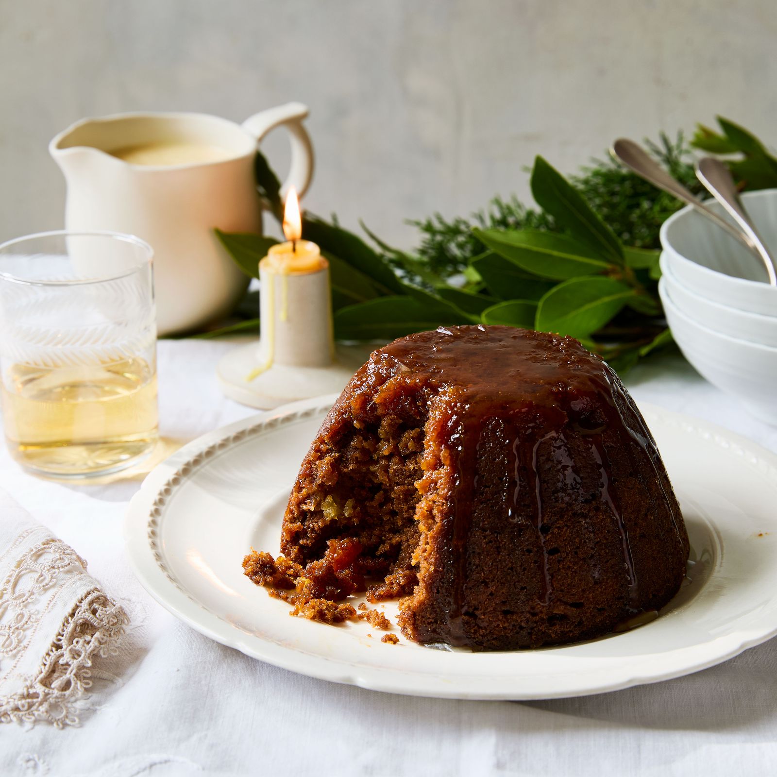 A steamed ginger pudding that makes a brilliant alternative Christmas dessert