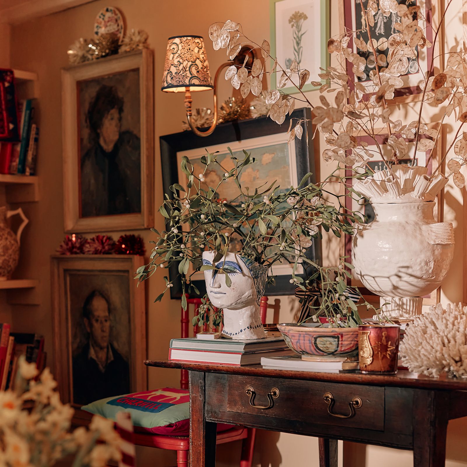 Eight clever ways to decorate for Christmas when you have no space for a tree