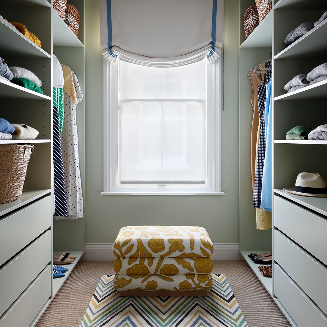 How to design a useful and stylish walk-in wardrobe