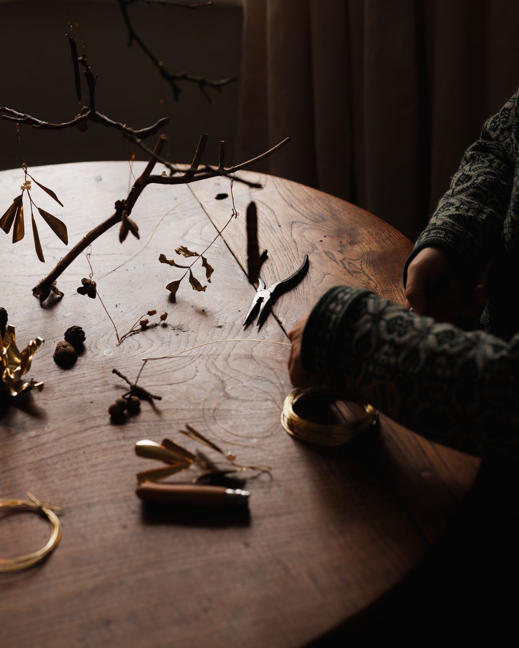 Image may contain Wood Furniture Table Person and Tabletop