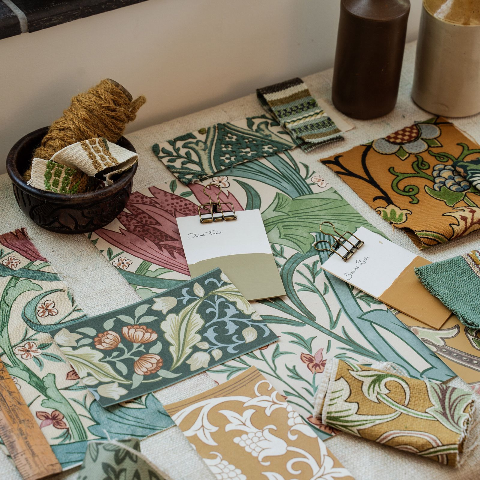 A fascinating unseen archive of William Morris designs becomes a beautiful new fabric and wallpaper collection