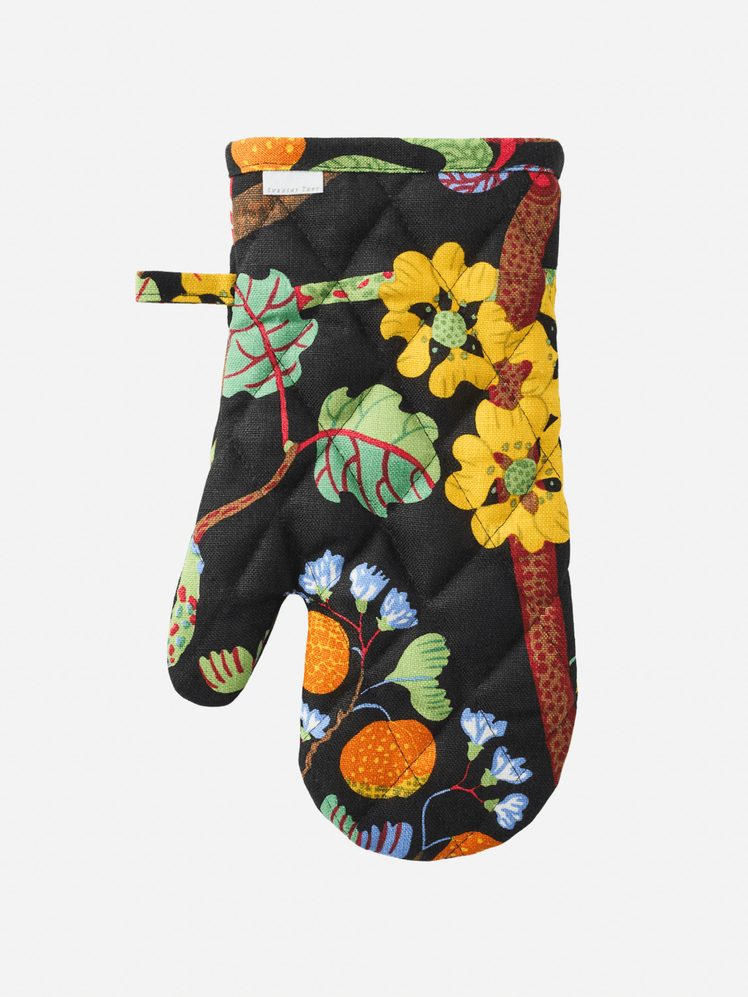 Image may contain Applique Pattern Clothing Glove Formal Wear Dress Accessories Bag and Handbag